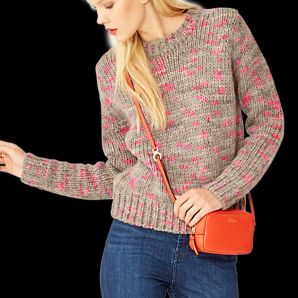 Kate Spade Saturday Spot Yarn Crew Neck Sweater